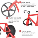Bicycle Pizza Cutter (1 Pc): Stainless Steel, Unbreakable Handle - Sleeve Design by Nari Haat, Indian ethnic wear, wo...