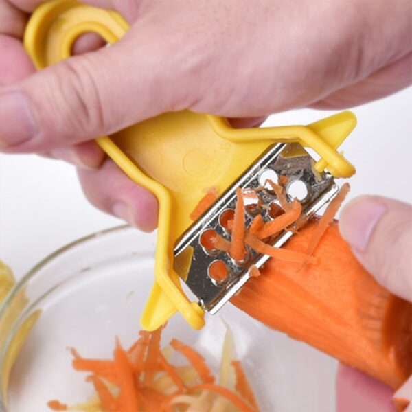 Peeler Slicers Shredders for Fruits and Vegetables (3 Pcs Set) - Front View by Nari Haat, Indian ethnic wear, women c...