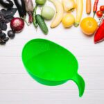 Rice Bowl Thick Drain Basket with Handle - Back View by Nari Haat, Indian ethnic wear, women clothing, designer suit