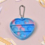 Fidget Toys for Kids Mini  Keychain (1 Pc / Mix Color & Design) - Back View by Nari Haat, Indian ethnic wear, women c...