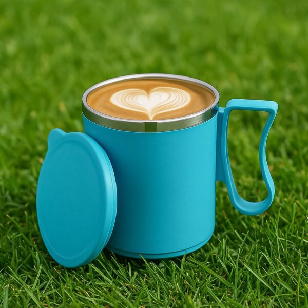 300ml Insulated Stainless Steel Mug with Lid