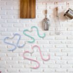 S Shape Metal Hooks for Hanging, Heavy Duty S Shaped Hooks (6 Pcs Set) - Front View by Nari Haat, Indian ethnic wear,...