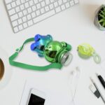 Cute Plastic Water Bottle with Strap & Stickers  Kids School Bottle (1 Pc) - Back View by Nari Haat, Indian ethnic we...