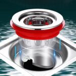 Plastic Odour Proof Floor Drain Sink Drain for Toilet Bathroom Kitchen (1 Pc) - Fabric Detail by Nari Haat, Indian et...