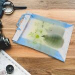 Plastic Transparent Bag With Handle (1 Pc / 34 x 26 Cm) - Fabric Detail by Nari Haat, Indian ethnic wear, women cloth...