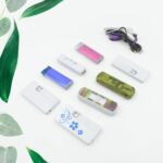 Stylish Electric USB Lighter for Men & Women (Rechargeable, Windproof) - Closeup Embroidery by Nari Haat, Indian ethn...