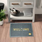 Welcome Door Mat for Home Entrance Outdoor Mat   For Bedroom, Living Room (23x15 Inch) - Sleeve Design by Nari Haat, ...