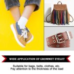 Grommet Setting Tool with 25 PCS Gold Eyelets Grommets Steel Hole Punch - Back View by Nari Haat, Indian ethnic wear,...