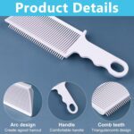 Ergonomic Flat Top Hair Clipper Comb – Styling Brush & Comb Tool (1 Pc) - Back View by Nari Haat, Indian ethnic wea...