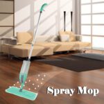 360 degree healthy spray mop with removable washable cleaning pad