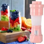 Foldable Electric Juicer, Portable Blender Stainless Steel 6 Blades (500 ML) - Neckline Detail by Nari Haat, Indian e...