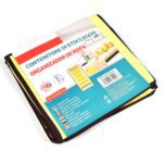 6 Shelf Hanging Closet Organizer Breathable Material Keeps Away Dust and Odors - Back View by Nari Haat, Indian ethni...