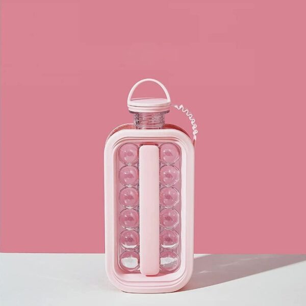 Ice Cube Trays 2 in 1 Portable Ice Ball Maker, 17 Round Ice Cube Mold  (1 Pc) - Front View by Nari Haat, Indian ethni...