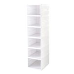 6-Layer Stackable Foldable Storage Organizer Cart Clothes, Kitchen, Closet & Bathroom - Neckline Detail by Nari Haat,...