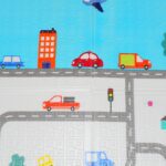 Baby Play Mat, Foam Play mat Baby Floor Play Baby Crawling Mat (180x120 cm / 1 Pc) - Closeup Embroidery by Nari Haat,...