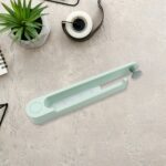 Modern Wall Rack: Round Hook Towel Holder (Durable Plastic, 1 Pc) - Sleeve Design by Nari Haat, Indian ethnic wear, w...