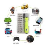 32 in 1 Mini Screwdriver Bits Set with Magnetic Flexible Extension Rod - Sleeve Design by Nari Haat, Indian ethnic we...