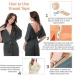 Boob Tape with Nipple Covers: Cotton, Breathable, Lift & Support (5m, 10 Pairs) - Fabric Detail by Nari Haat, Indian ...