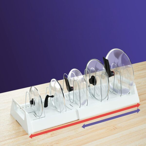 Pots and Pans Organizer Rack for Under Cabinet - Front View by Nari Haat, Indian ethnic wear, women clothing, designe...