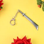 Stainless Steel Knife Keychain - Compact & Durable (1 Pc) - Front View by Nari Haat, Indian ethnic wear, women clothi...