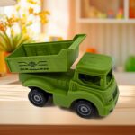 Friction Powered Dumper Toy Truck For Kids | With Opening Container Feature | Strong & Durable Plastic Material | Ind...