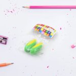 Corn Shape School Eraser High Qulaity ( 2 Pc Set ) - Closeup Embroidery by Nari Haat, Indian ethnic wear, women cloth...