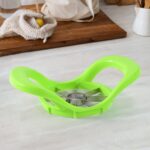Multi-Purpose Fruit Slicer Apple Cutter with 8 Stainless Steel Blades (1 Pc) - Sleeve Design by Nari Haat, Indian eth...