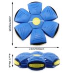 Football Flat Throw Disc - with 3 LED Light Flying Toys - Sleeve Design by Nari Haat, Indian ethnic wear, women cloth...