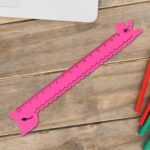 Cute Cartoon Giraffe Ruler / Scale Meter Ruler / Triangle Ruler (4 Pc Set) - Back View by Nari Haat, Indian ethnic we...