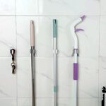 Smile Face Wall Mounted Brush and Broom Holder Seamless Mop Hook Organizer (1Pc) - Sleeve Design by Nari Haat, Indian...