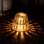 Cup Shape Crystal Table Lamp, Diwali (1 Pc) - Sleeve Design by Nari Haat, Indian ethnic wear, women clothing, designe...