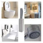 Pumice Stone Toilet Clean Brush with Handle (24 Cm / 1 Pc) - Back View by Nari Haat, Indian ethnic wear, women clothi...