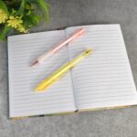 Lightweight Ball Point Pen, Smooth Writing Black Ball Pens (2 Pc Set) - Neckline Detail by Nari Haat, Indian ethnic w...