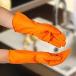 Multipurpose Rubber Reusable Cleaning Gloves, Reusable Rubber Hand Gloves I Latex Safety Gloves I for Washing I Clean...