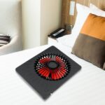 Portable Desk Fan – 1 Speed Setting, Personal Table Fan for Office (1 Pc) - Sleeve Design by Nari Haat, Indian ethn...