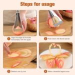 Stainless Steel Fruit Carving Knife - V Shape Channel Knife Tool (1 Pc) - Neckline Detail by Nari Haat, Indian ethnic...