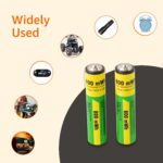 AAA Rechargeable 800 mWh Batteries With Recharging Cable (2 Pc Set) - Neckline Detail by Nari Haat, Indian ethnic wea...