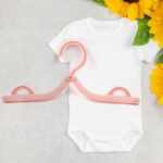 10 Pcs Portable Folding Clothes Hanger - Neckline Detail by Nari Haat, Indian ethnic wear, women clothing, designer suit