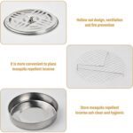 Decorative Mosquito Coil Holder Mosquito Coil Container,  for Home Patio - Back View by Nari Haat, Indian ethnic wear...