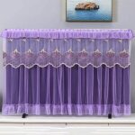 Dustproof Cover for Indoor, TV Screen Protector Cloth Cover (32 Inch) - Neckline Detail by Nari Haat, Indian ethnic w...