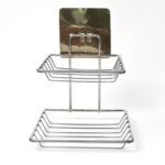 Kitchen Bathroom Soaps Storage Rack with 2 Hook for Home - Sleeve Design by Nari Haat, Indian ethnic wear, women clot...
