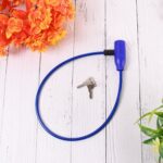 Heavy Duty Multipurpose Steel Cable Safety Lock with 2 Keys (1 Pc) - Back View by Nari Haat, Indian ethnic wear, wome...