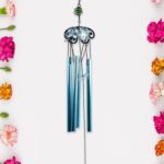 Decoration Wind Chimes Outdoor Hanging Dragonfly Wind Chime (1 Pc) - Closeup Embroidery by Nari Haat, Indian ethnic w...