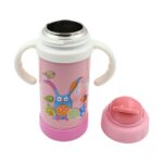 Stainless Steel Water Bottle With Handle & Straw Leak Proof, Rust Proof, Hot & Cold Drinks, Gym Sipper BPA Free Food ...