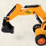 Plastic JCB Construction Toy Remote Control Super Power JCB Truck Toy for Kids 1 Set - Sleeve Design by Nari Haat, In...