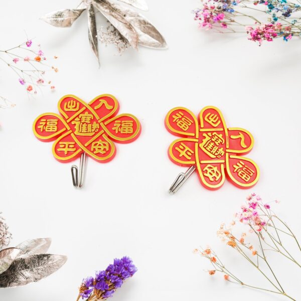 Multipurpose Self-Adhesive hooks (2 Pc Set) - Front View by Nari Haat, Indian ethnic wear, women clothing, designer suit