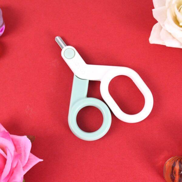 Baby Safety Nail Cutter Scissors for Safe Nail Clipping (1 Pc) - Front View by Nari Haat, Indian ethnic wear, women c...