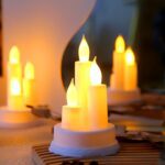 LED Taper Candles, Diwali (1 Pc) - Sleeve Design by Nari Haat, Indian ethnic wear, women clothing, designer suit