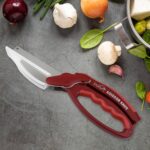 2 in 1 Kitchen Knife Scissor with Spring Locking Hinge and Chopping Board (1 Pc) - Sleeve Design by Nari Haat, Indian...