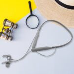 Bluetooth Headphone Neckband, Magnetic Earbuds (1 Pc) - Neckline Detail by Nari Haat, Indian ethnic wear, women cloth...